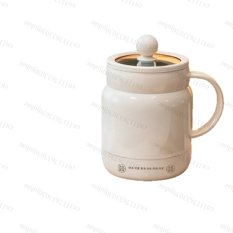 Portable multifunctional cooking cup, stew soup, nourishing milk tea, coffee heater, ceramic inner pot, rice pot, mini thermos