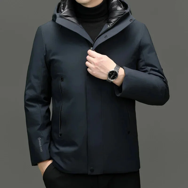 Ultralight Down Jacket Men Duck Padding Male Winter Brand Men\'s Man Coats Hooded s Casual Sack