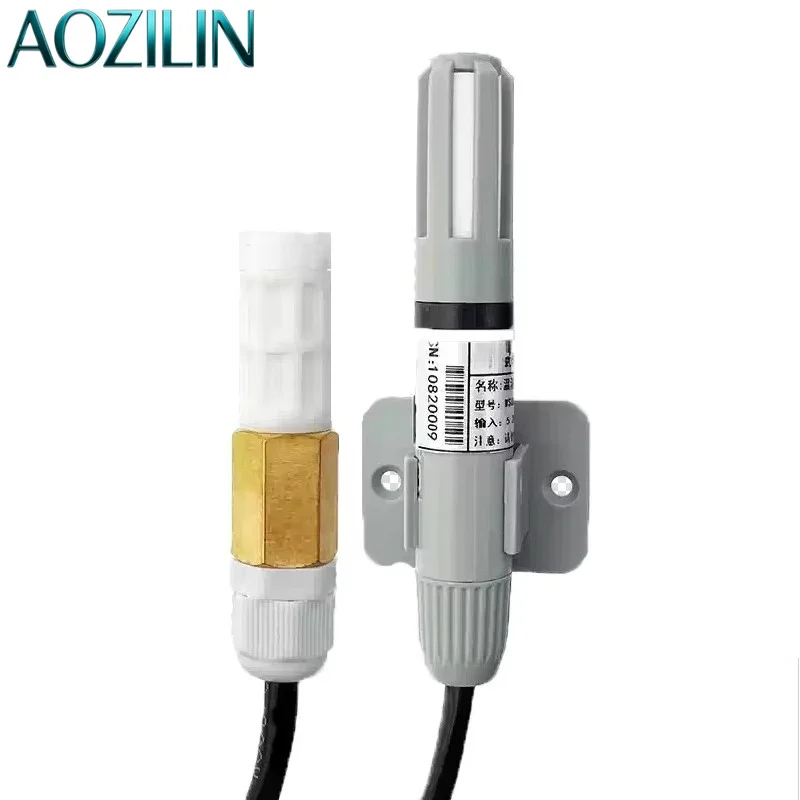 AOZILIN 0.2℃ Precision Quick Connect Temperature Sensor Modbus RTU RS485 DC5-24V -55~125℃ Industrial Temp Control Probe