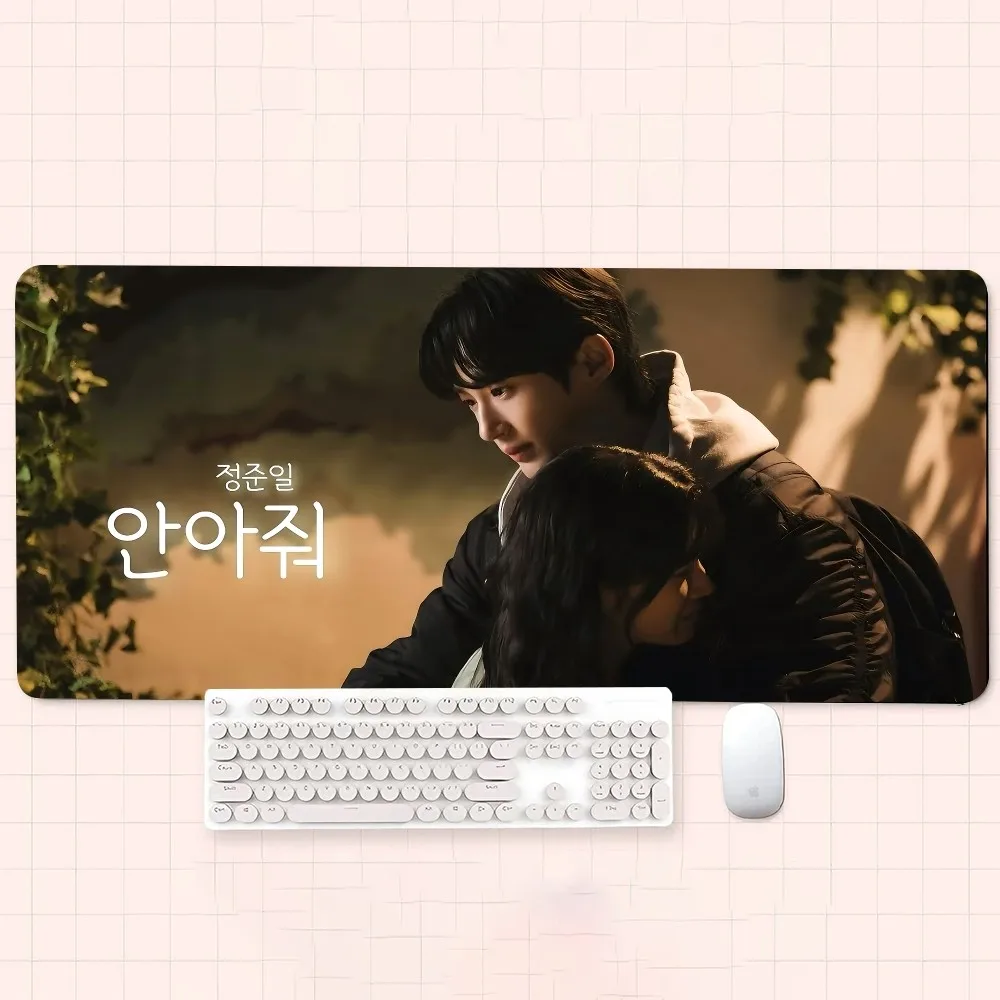 Korean Tv Lovely Runner Byeon Woo-seok Mousepad NewArrivals Large Gaming Mousepad L XLXXL Gamer Mouse Pad Size For Keyboards Mat