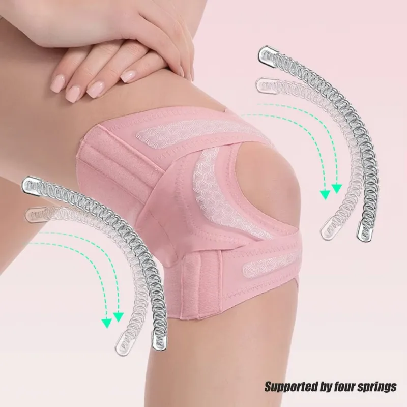 Thin Cross Sports Knee Brace Meniscus Protection Knee Support for Running Fitness Tennis Sports Non-Slip Compression Knee Sleeve