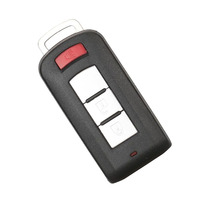 Remote key shell case for Mitsubishi Outlander Sport Pajero Lancer RVR Outlander ASX 2/3/4buttons smart key fob replacement