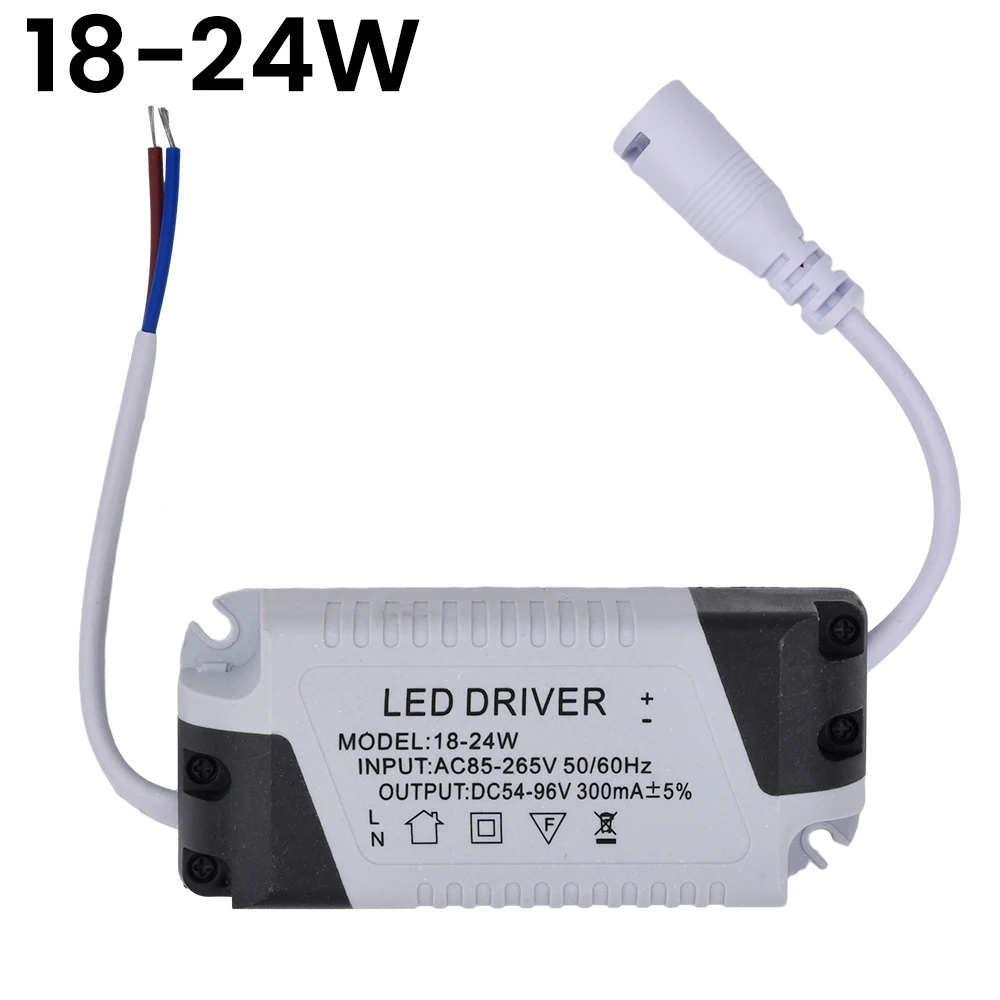 Driver LED 8-18W/8-24W/24-36W/12-18W/4-7W Trasformatore di illuminazione Adattatore di alimentazione per lampade a LED Striscia 90-265V Lampada da