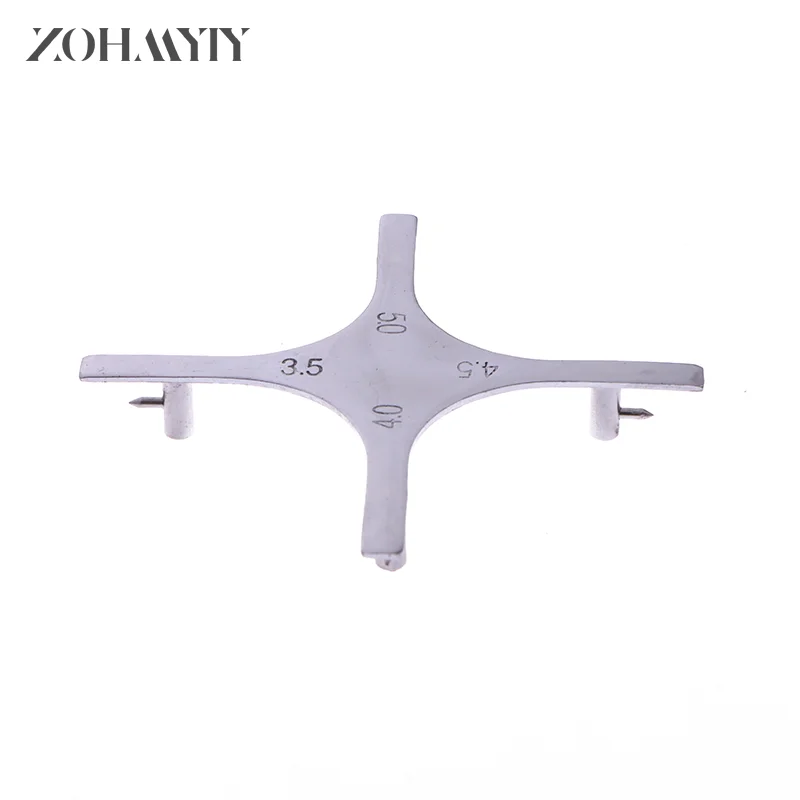 Dental Star-Like Bracket Positioning Gauge Stainless Steel Orthodontic Gauge Positioner Tool Orthodontic Brackets