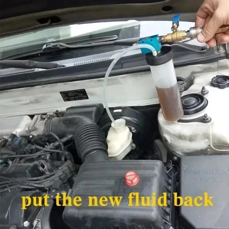 Líquido de freio hidráulico universal para carro, substituição de fluido de freio automático, sangrador de óleo, troca vazia, kit drenado, ferramentas de mudança de óleo agradável