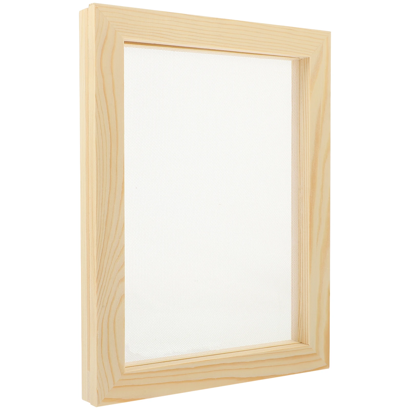 

Pine Wood Picture Frame Paper Making Screen Kids DIY Craft Tool Small Size Handmade Wooden FrameReusable Eco Friendly