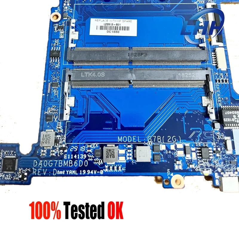 DAG7BLMB8D0 Laptop Motherboard for HP Pavilion 15-CS Mainboard CPU I5-1035G1 I7-1065G7 GPU MX250 2G