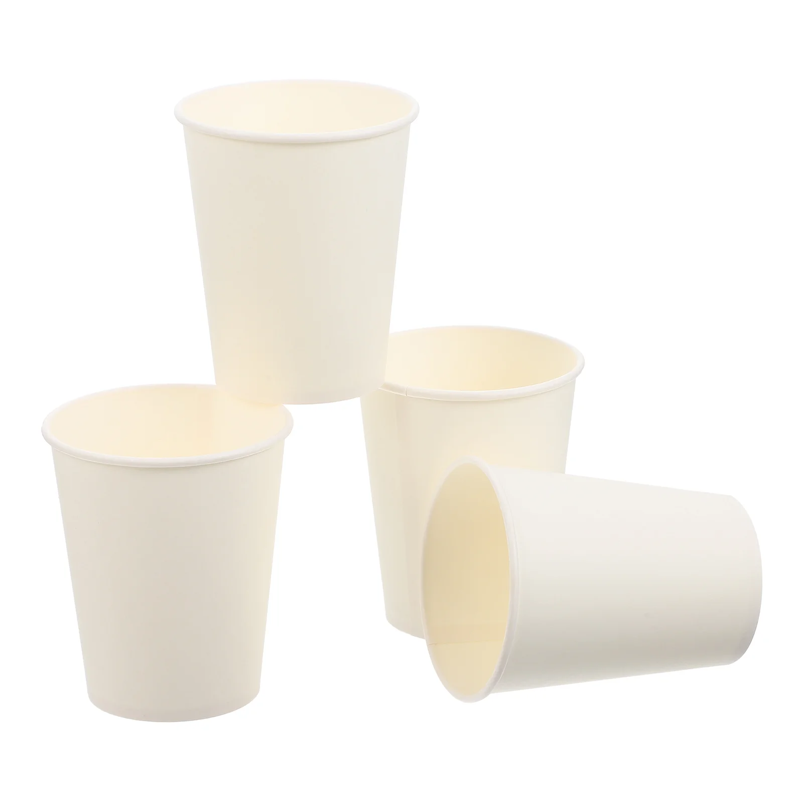 50 Pcs Disposable Paper Cup Water Cups Coffee Mug Business Container Thicken Holder