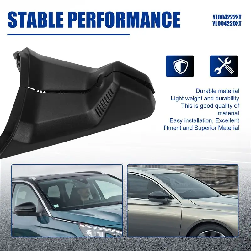 A76T-YL004222XT YL004220XT For 3008 4008 5008 Citroen C5 DS7 DS9 Rearview Mirror Base Rain Sensor Cover Reflective
