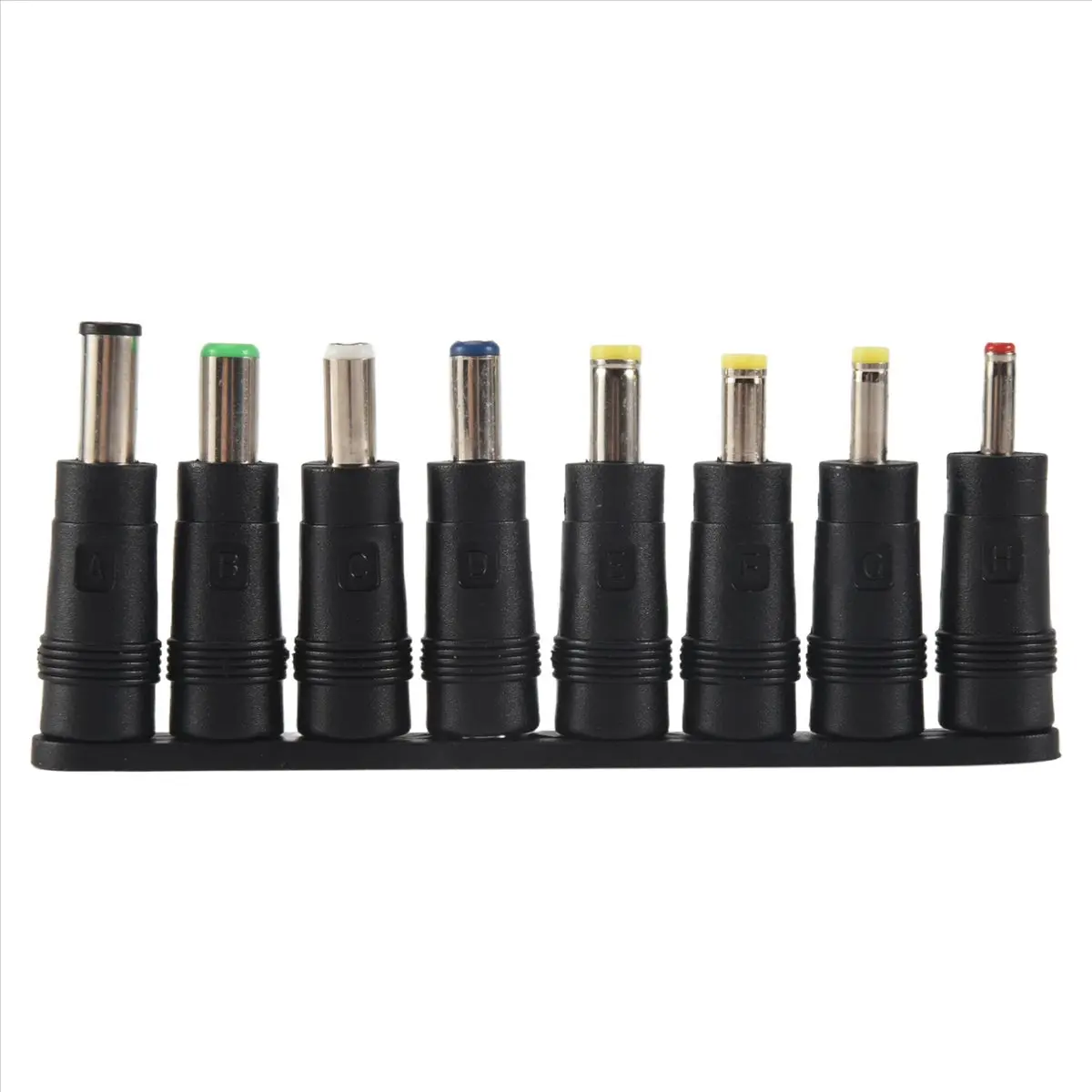 A77K Universal 1 set = 8pcs / set 5pin Jack Plugs DC for Laptop AC Power Adapter Tips Connectors for Computer Notebook