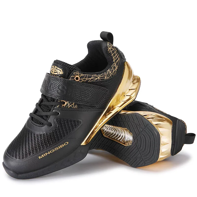 2025 New Weightlifting Shoes Indoor Fitness Squat Shoes Strength Training Deadlift Shoes Men's and Women's Sports Shoe