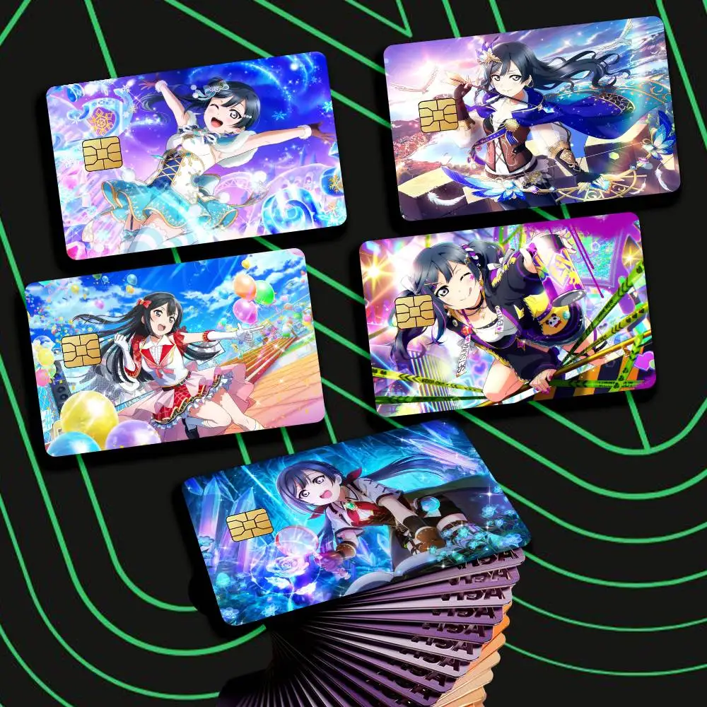 Masked Idol S-Setsuna Yuki Card Stickers for Bank Access Protective Waterproof Film Cover Sticker Gift