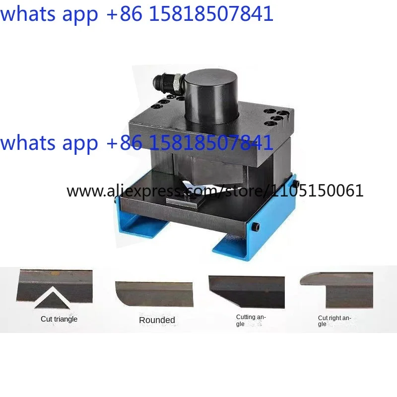 CR-75 separate angle iron trimming chamfering multi-action four-in-one angle iron inverted arc angle hydraulic bending machine