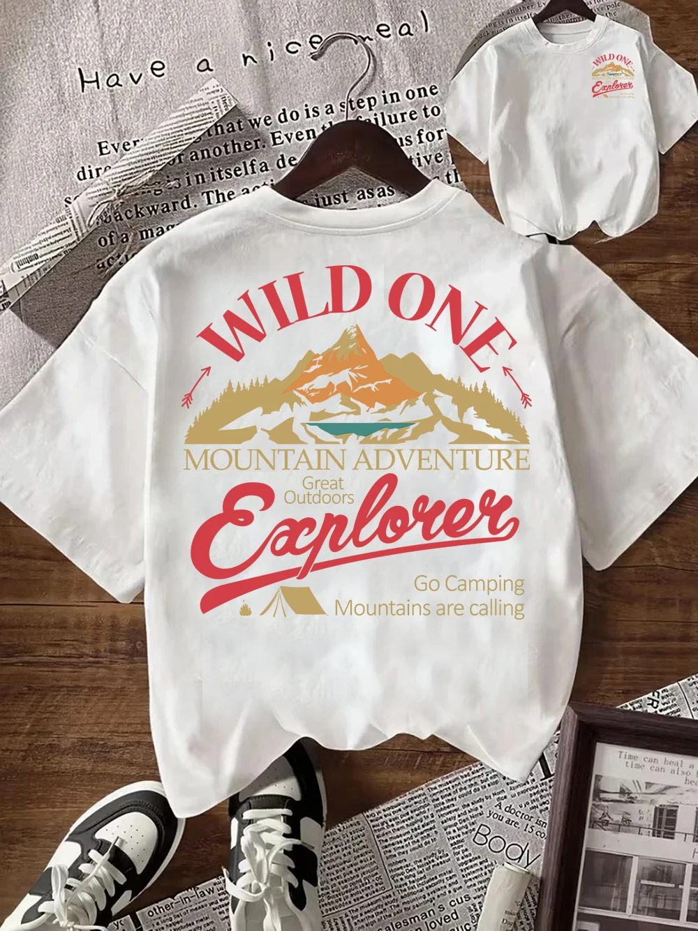 Summer Set Off Again Adventure California Mens T-Shirt Cotton Loose Tee Clothing Fashion Sweat Clothes Oversized Summer Tops