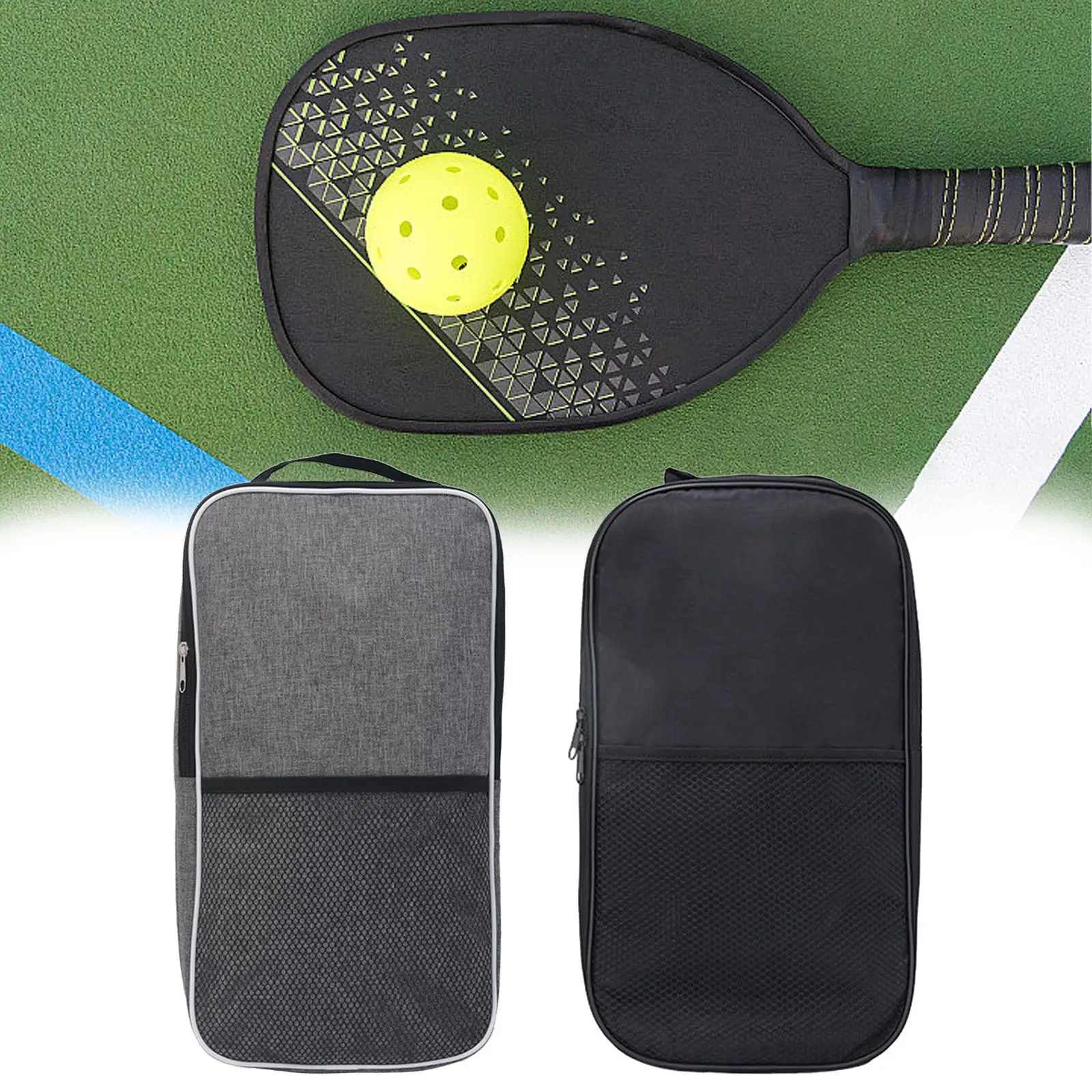 Pickleball paddle saco de armazenamento transportadora à prova dwaterproof água portátil organizador carry bag com alça sacola para mulheres presente natal