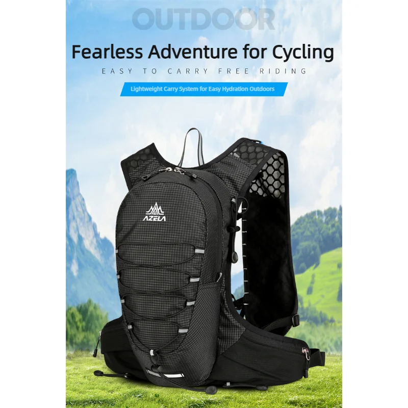 Outdoor Bag, Mountaineering Hiking Water Bag, Lightweight Cycling Marathon Cross-Country Running Backpack