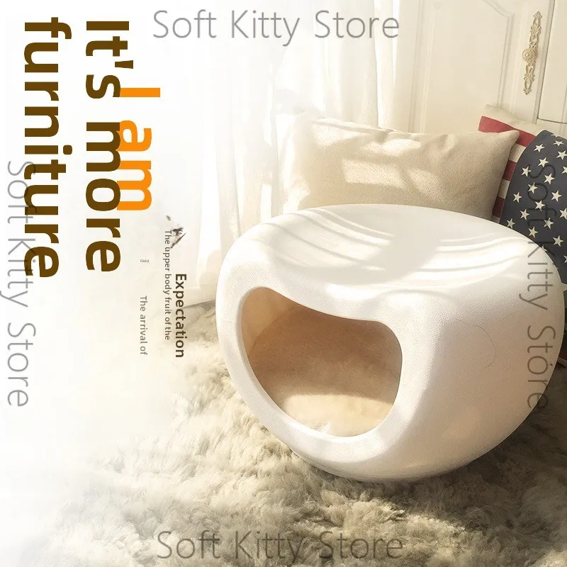 Cat nest Four seasons universal stool nest Semi-closed home nest Pet warm