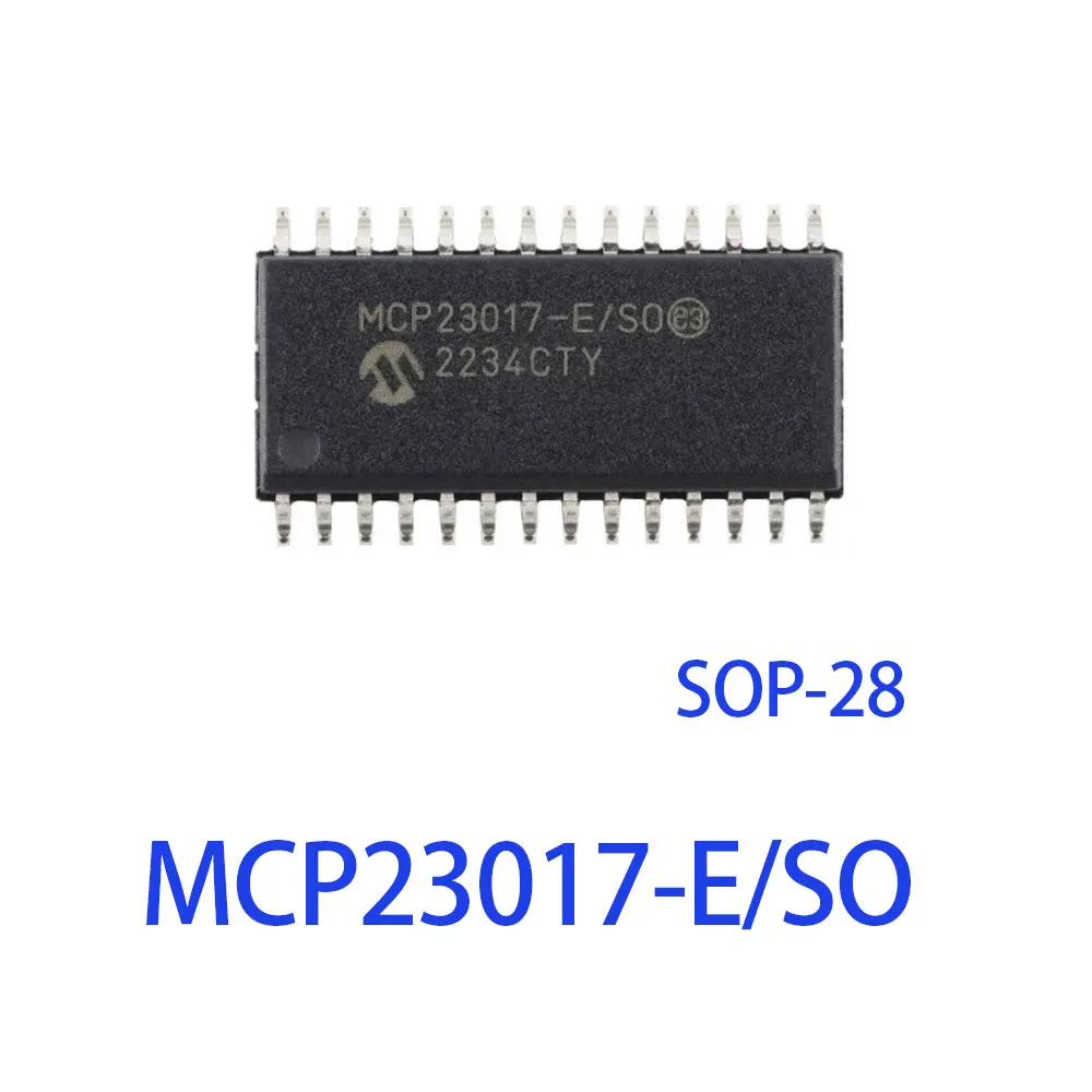 10PCS MCP23017-E/SO MCP23017 MCP23017-E SOP28 IC Chip