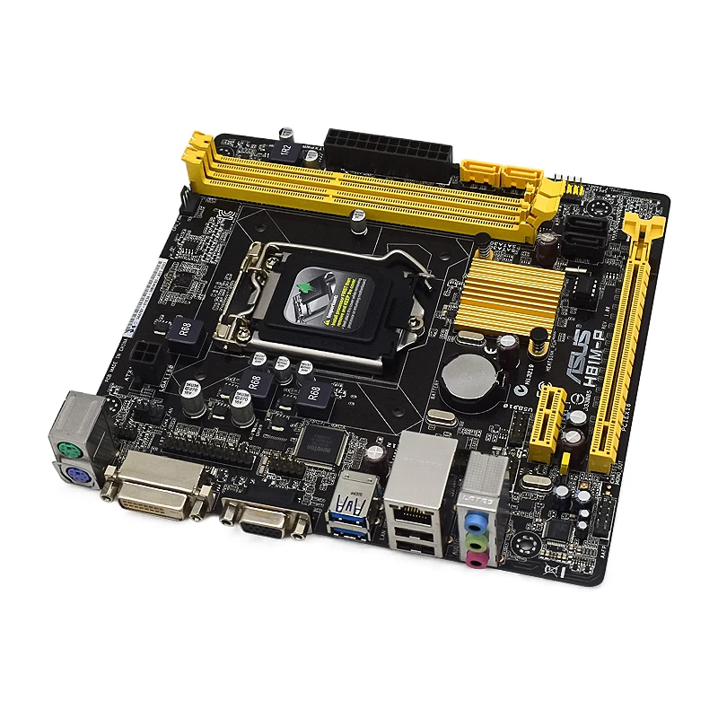 ASUS H81M-P Carte Mère LIncome 1500 Soutien i7-4790K i7-4770K i5-4690K i5-4670K i3-4130 CPU 2xDDR3 1600MHz mATX Carte Mère