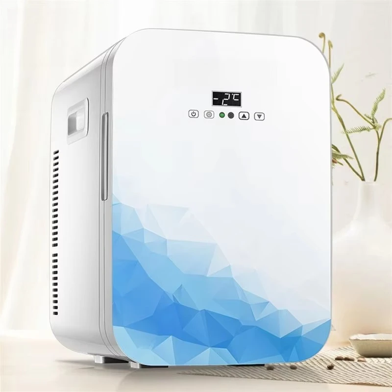 

Portable 15L 20L Mini Car Refrigerator Dual-Purpose with Glass Panel for Home and Outdoor Use 24V Plastic Material