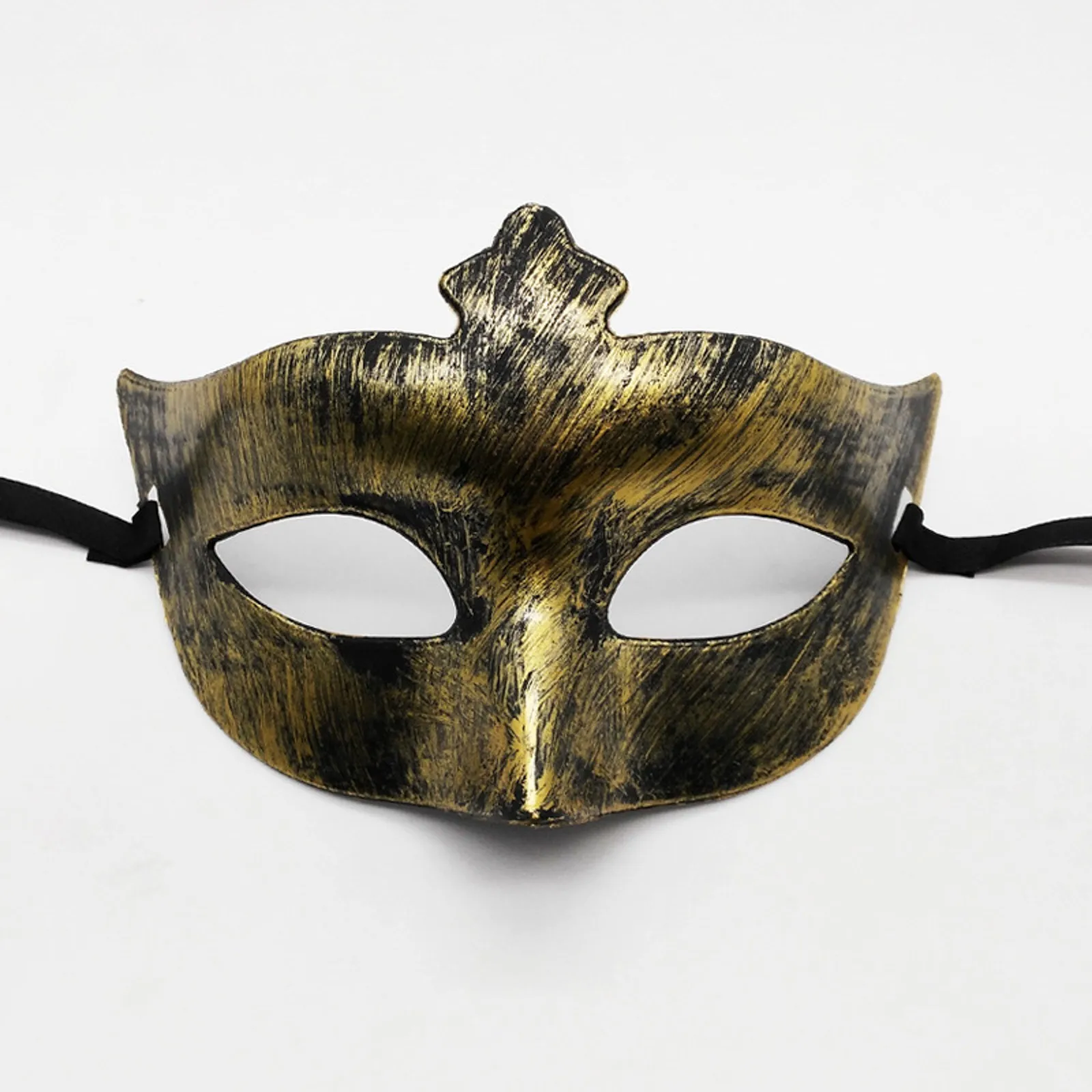 

Masquerade Mask Vintage Prince Mask Black Antique Copper Half Face Mask Plastic Retro Halloween Party Cosplay Party Decoration