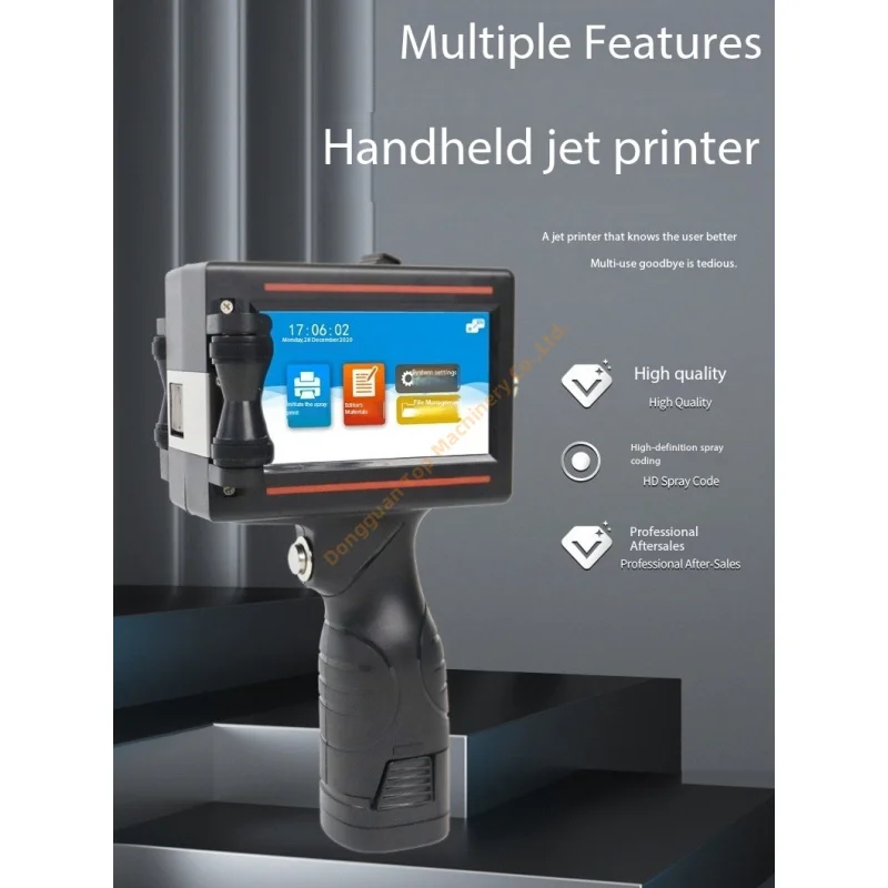 EQD-D10 Handinkjet Afdrukken Handheld Jet Printer Held Inkt Vervaldatum Codeermachine
