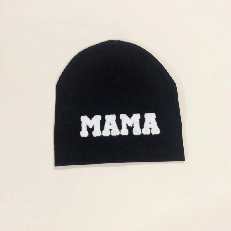 Parent Child Hat Mama Mini Letter Towel Embroidery Cotton Mother Baby Hat For Boys Girls