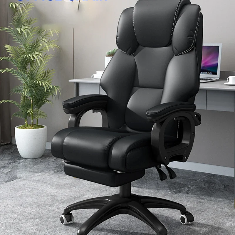

Rolling Work Office Chairs Comfort Leather Throne Gaming Floor Office Chairs Comfy Arm Cute Sillas Oficina Furniture Sets