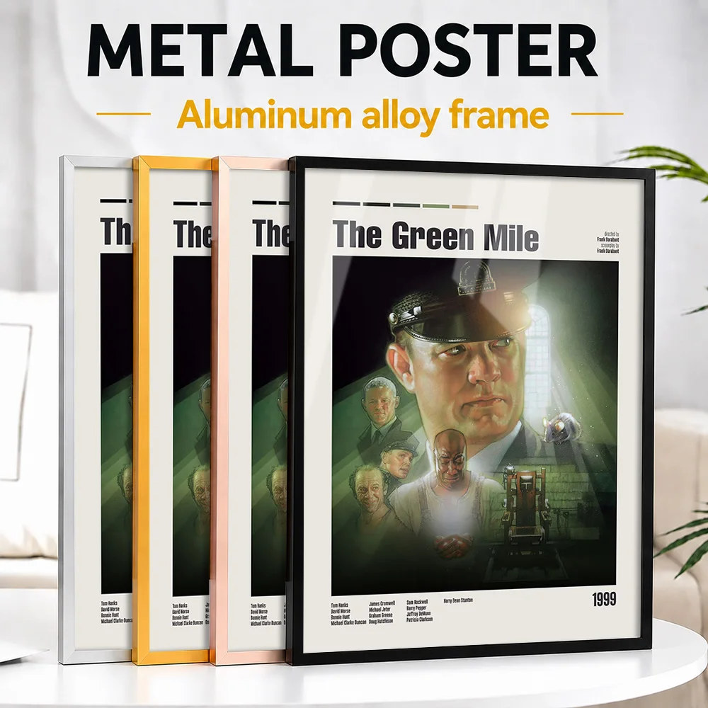 The Green Mile Movie Metal Poster With Aluminum Alloy Frame Personalized Screen Tribute Wall Art Suits Theater Plus Story Lovers