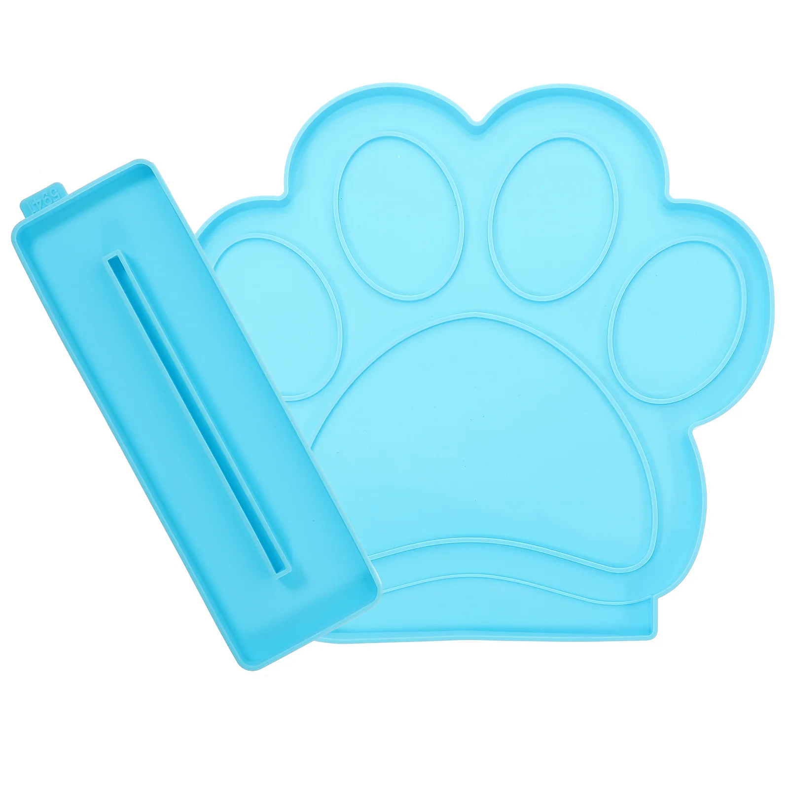 

1 Set Dog Paw Silicone Reusable Picture Frame Diy -Use Resin Epoxy Mold Kit Durable Photo Frame Making Mold For Diy
