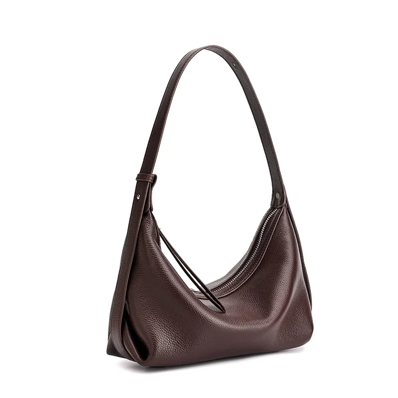 YANATARI Soft leather Dumpling bag genuine leather bag top-grain leather Large Capacity minimalist Crossbody bag women luxury