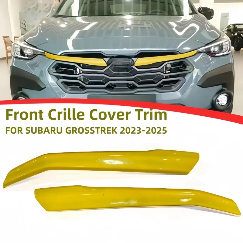 

For Subaru Crosstrek 2023-2025 ABS Exterior Car Head Hood Bonnet Front Face Grille Air scoop Trim Car Grill Trim Car Accessories