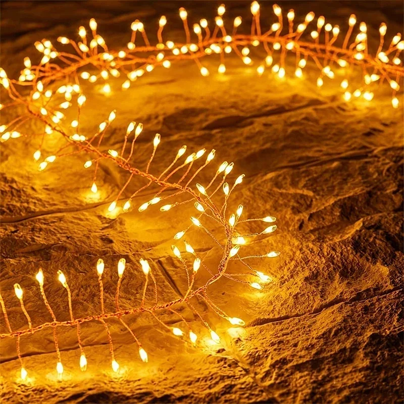 Battery Powered Fairy LED Light String 1.5M/3M/6M/9M - 8 Mode Wedding Garland Lamp for Christmas New Year Holiday Decoration