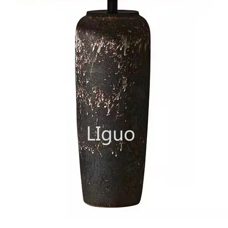 Hongcui Modern Floor Lamp Japan Style LED Creative Zen Devise Ceramic Table Light for Home Living Room Bedroom Decor