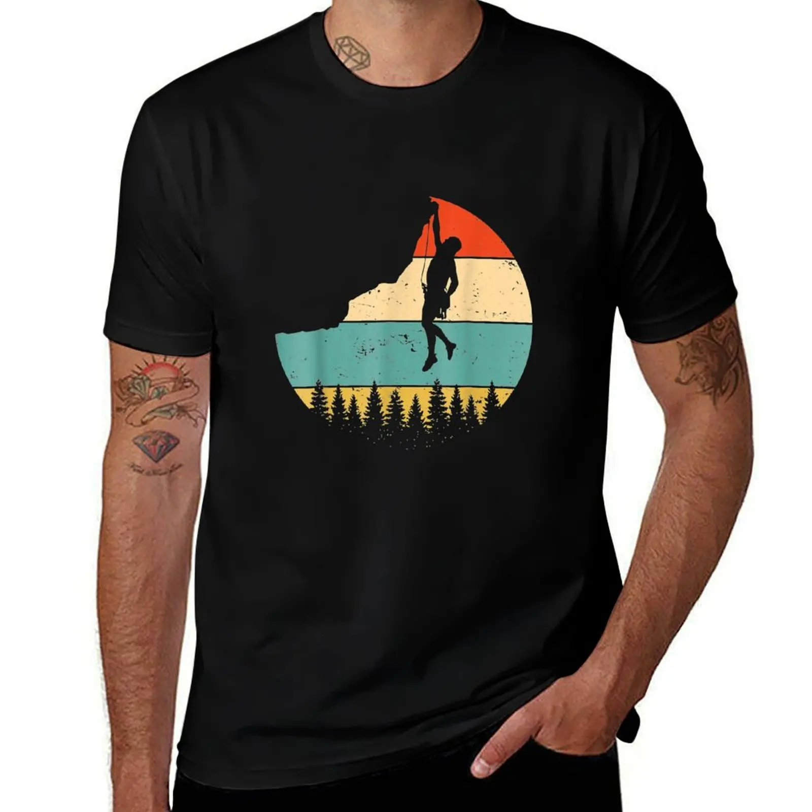 

Rock Climbing Mountain Climber Rock Climbing Climber Mountain Bouldering Funny T-Shirt