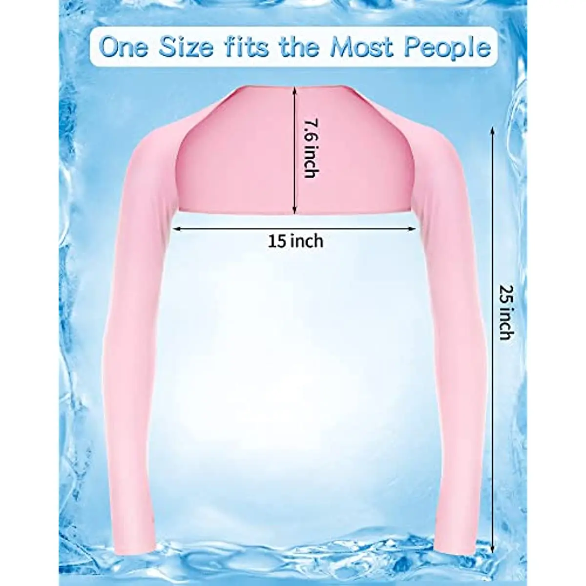 One-piece Ultra-thin Shawl Arm Sleeves Ice Silk Long Gloves Breathable Sun Protection Anti UV Hand Cover Warmer Outdoor Sports