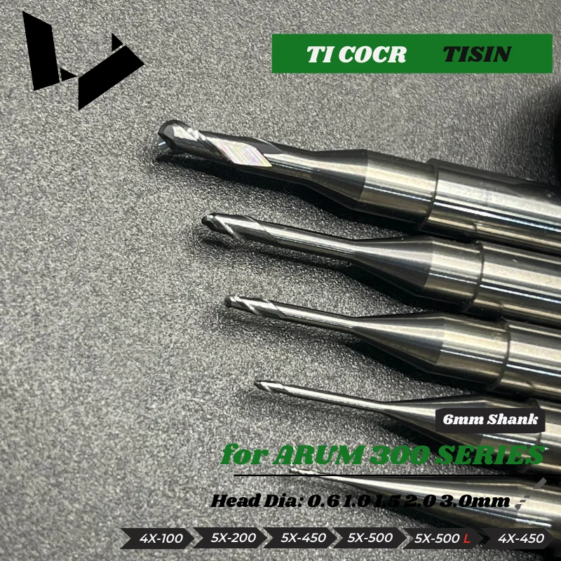 

MB-09 MB-10 MB-11 MB-12 MB-14 Arum Metal Milling Burs for 5X-200 5X-500L 5X-500 5X-450 4X-450