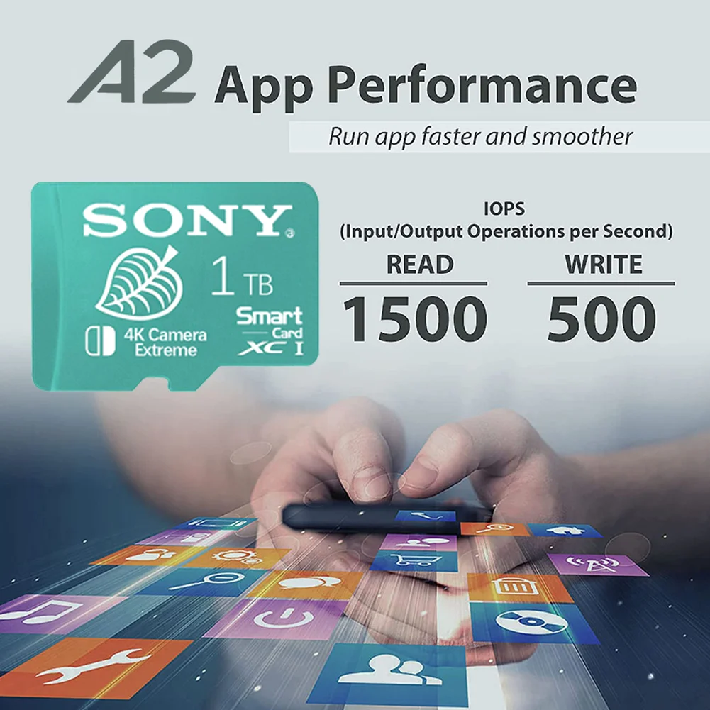 Sony 2TB Memory Card 1TB Micro TF SD Card 512GB 256GB SD Memory Card 128GB Storage Cartao De Memoria For Nintendo Switch Ps4