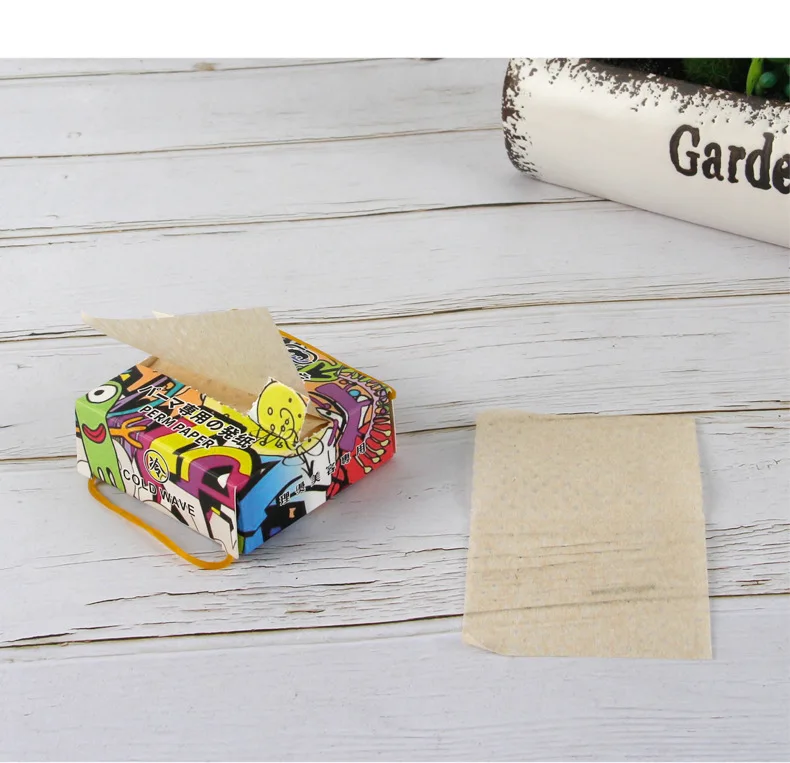 5Bag cold perm paper hair salon special Korean disposable hair positioning paper wrist convenience ultra-thin perm paper