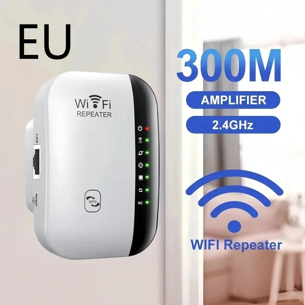 

300Mbps WIFI Repeater Remote Wi-Fi Amplifier 802.11N WiFi Signal Booster Network Amplifier For Home/Office Wireless Repeater