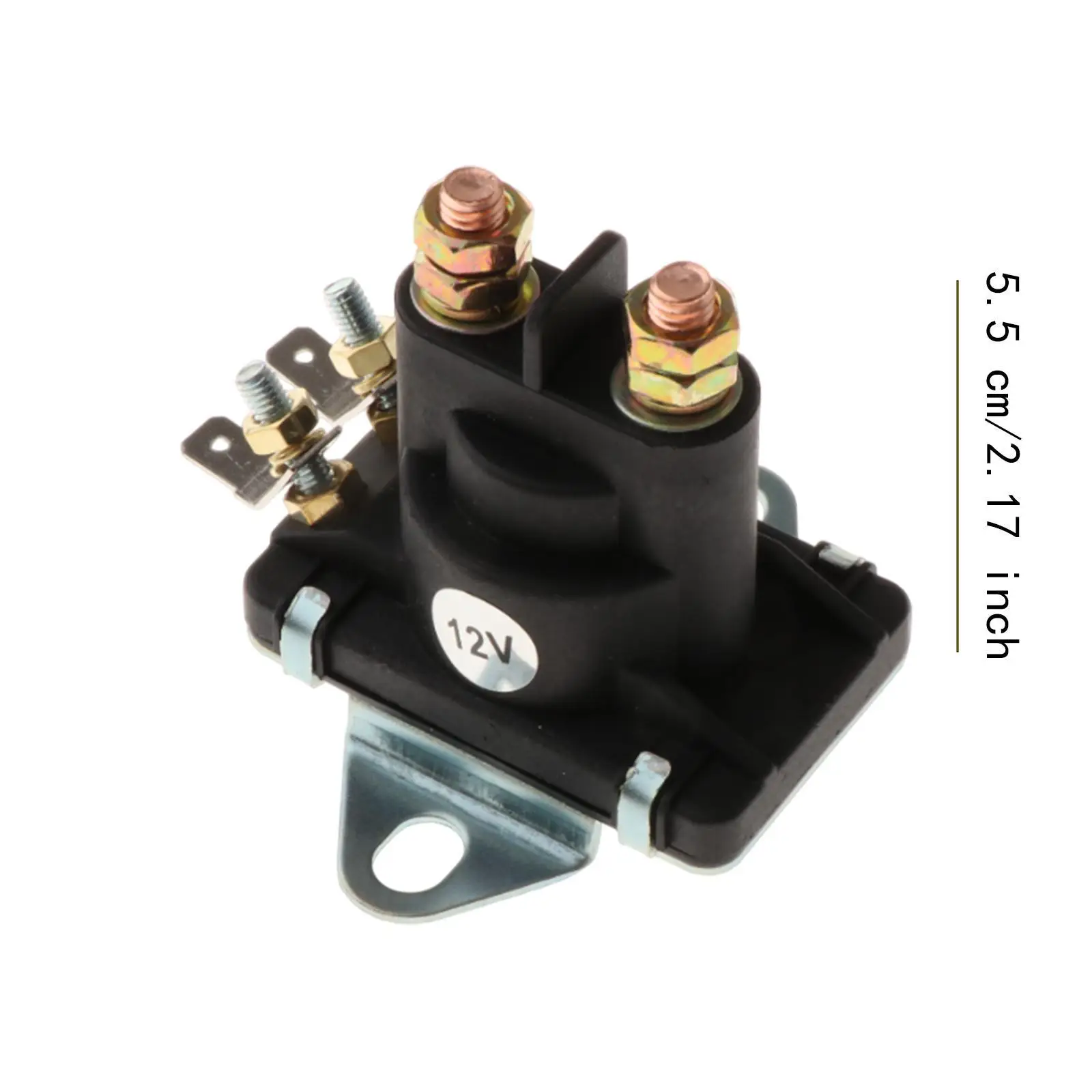 Marine Starter Solenoid 12V Compact Four Terminal Power Relay for Mercury Mercruiser Outboard Engine