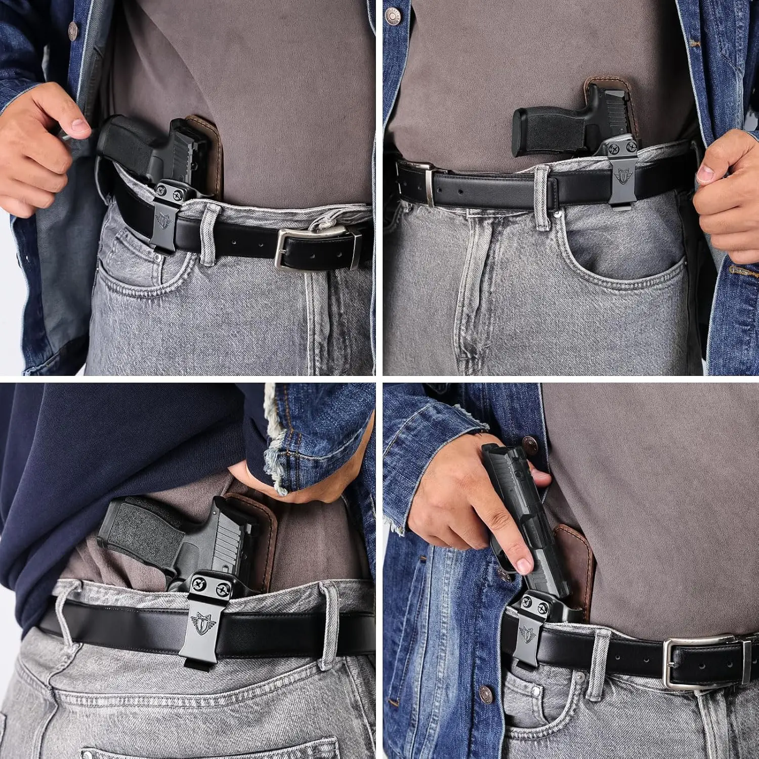 Concealed Carry Pistol Holster Right Hand Gun Holster IWB Hangun Holster Airsoft Holder for Sig Sauer P365/P365 SAS/P365X Case view 6