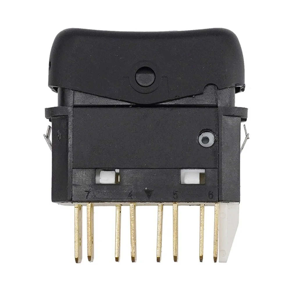 Interrupteur de lève-vitre électrique, interrupteur de voiture, lumière verte pour Mercedes, compatible avec matière plastique ABS 12V ZMN0025453207