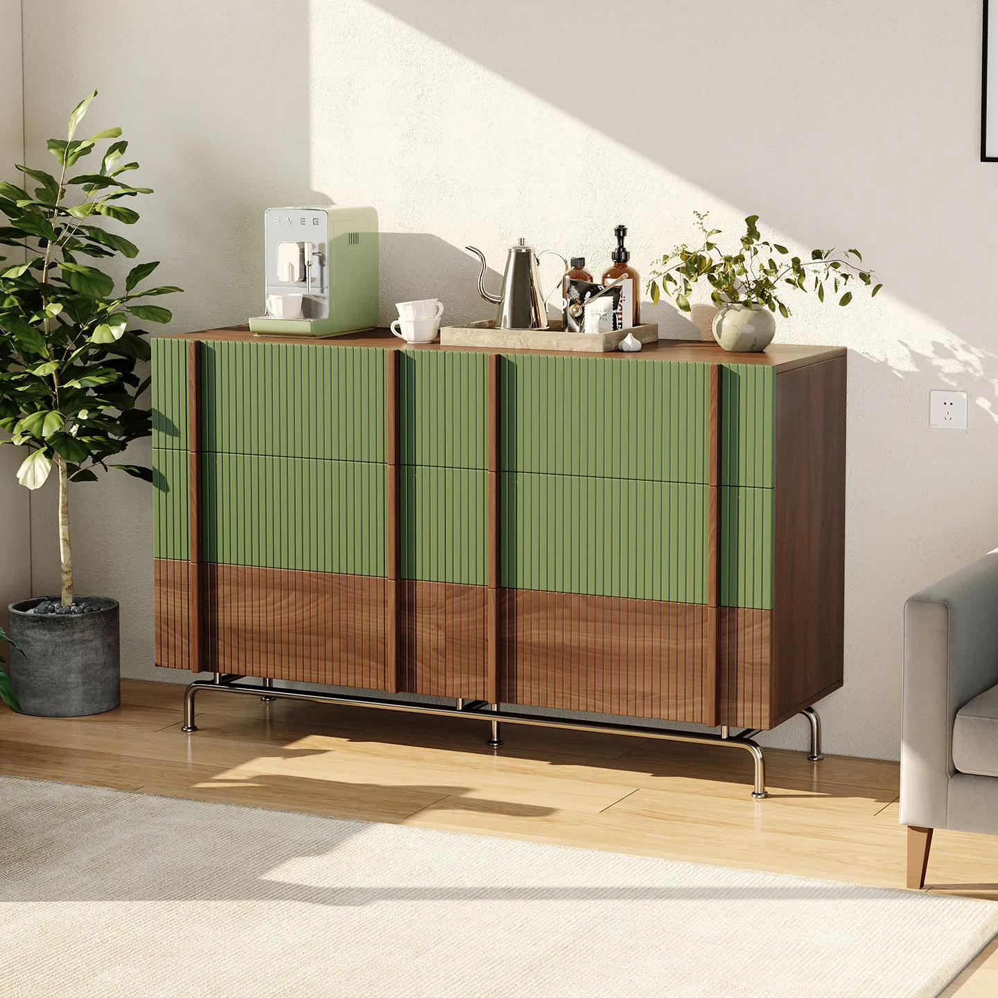 Aesthetic Luxury Living Room Cabinet Nordic Modern Designer Ergonomic Living Room Cabinets Replica Gabinete Hotel Furniture