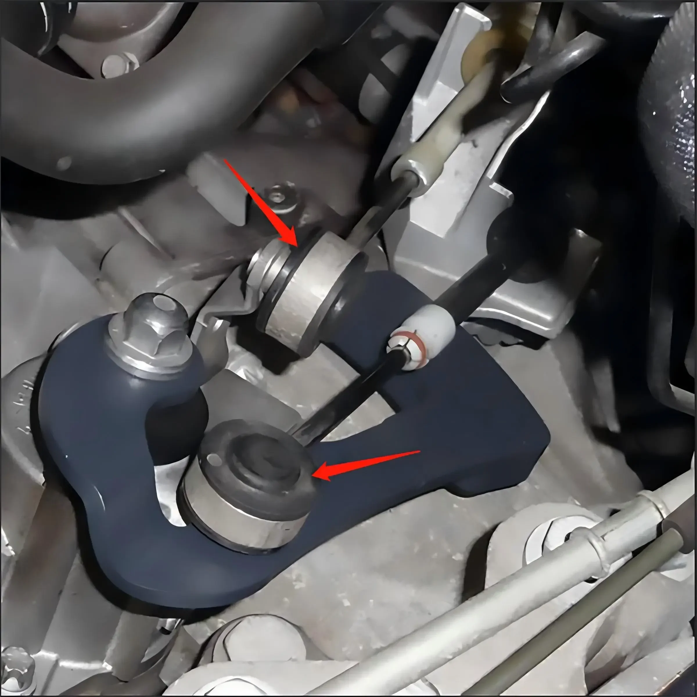 ชุดสายเกียร์ ตัวเชื่อมต่อปลายสายเกียร์ บูชก้านเกียร์ ตัวเชื่อมต่อคันเกียร์ อะแดปเตอร์ แหวนยาง สำหรับรถยนต์ Vaxhaull/Opel Zafira B Vivaro Van 1.6