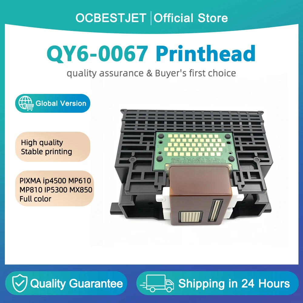 QY6-0067 printead for Canon QY6-0067 print head for Canon PIXMA ip4500 MP610 MP810 IP5300 MX850 printer