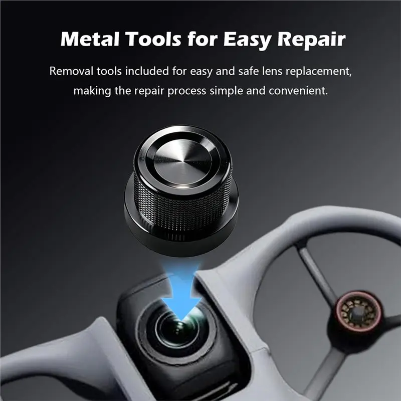 【PHONE ACCESSORY】Aluminum Alloy Ring With Portable Optical Glass 2PCS Lens Replacement Kit For DJI Avata 360 Drone Portbale Remo