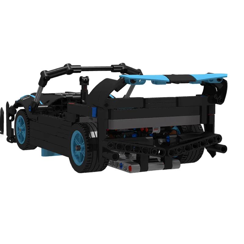 ตัวต่อ MOC รถโฟล์คสวาเกน กอล์ฟ จีทีไอ คาบริโอ สีน้ำเงิน Agile รุ่นเทคนิค 395 ชิ้น ของเล่นตัวต่อประกอบเอง ของขวัญคริสต์มาส ไอเดีย DIY เสริมสร้างการเรียนรู้