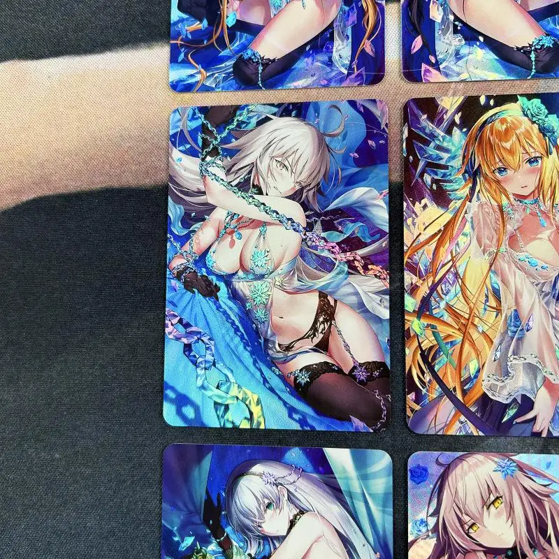 9 unids/set FGO Fate/Grand Order 05 Kousaki DIY tarjeta Flash de Color hecha a mano juego de Anime tarjeta de colección juguete de regalo