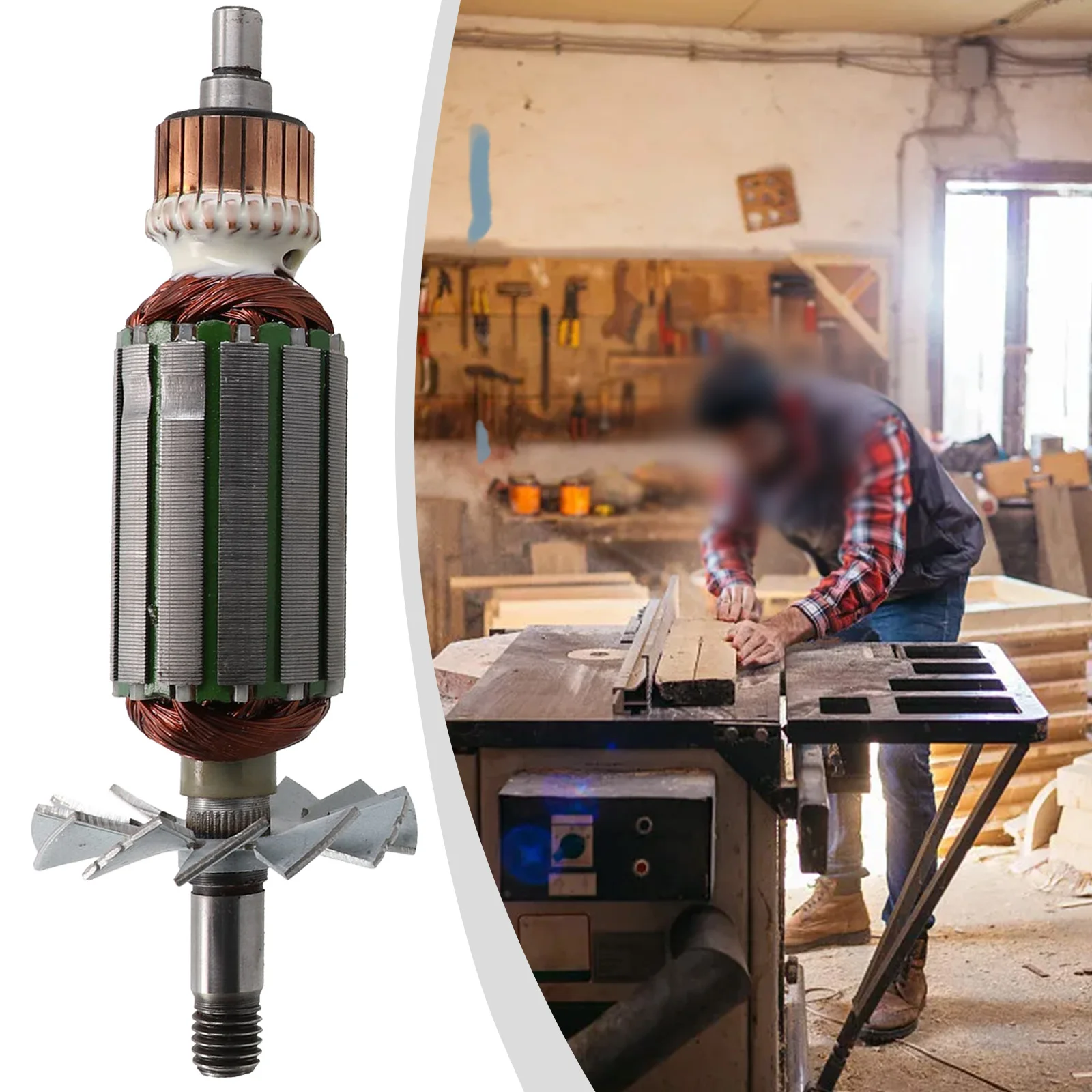 Light Switch Upgrade Your For 1900B Planer with a Replacement Armature Rotor Enhance Performance and Longevity